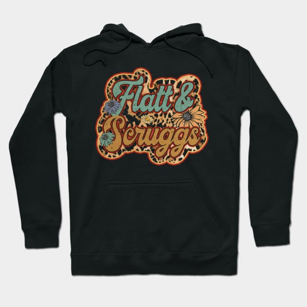 Vintage Flatt Proud Name Scruggs Personalized Birthday Retro Hoodie by Friday The 13th